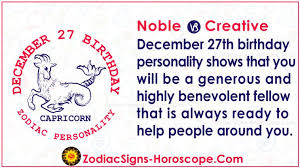 December 27 Zodiac Full Horoscope Birthday Personality Zsh The order of the astrological signs is aries, taurus, gemini, cancer, leo, virgo, libra, scorpio, sagittarius, capricorn, aquarius and pisces. december 27 zodiac full horoscope