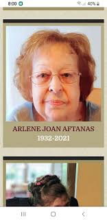 My Aunt Arlene (Boyd) Aftanas passed away December 29, 2021. She went to  Cros-Lex and based