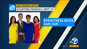 Kcal9 and cbs2 news, sports, and weather. Kabc Expands Am News To 4am Los Angeles News Tvnewstalk Net
