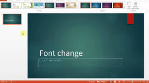 Otherwise, you cannot embed it. Microsoft Powerpoint 2013 How To Change The Default Font For A Theme Youtube