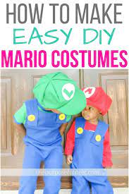 Power up to this crazy cute raccoon suit, mario! Easy Diy Mario Costume The Purposeful Nest