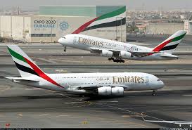 Peak Afternoon Departure Time A6 Edj Carrying The Rugby World Cup England 2015 Titles Photo Taken At Dubai Interna Emirates Airbus Airbus A380 Emirates