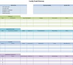 Free Microsoft Excel Spreadsheets To Help You Get More Done Travel Planner Template Vacation Itinerary Template Travel Itinerary Template