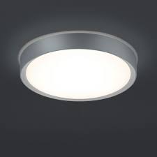 Titanfarbene Led Deckenleuchte Fur Ihr Badezimmer Led Led Leuchten Wohnen Lampen Leuchten Led Deckenlampen Badezimmer Led Led Deckenleuchte