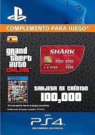 Cheats e códigos de gta 5 (imagem: Grand Theft Auto Online Gta V Cash Card 100 000 Gta Dollars Codigo De Descarga Ps4 Cuenta Espanola Amazon Es Videojuegos