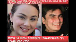 DONITA ROSE AALIS NA NG PILIPINAS AT TITIRA NA SA USA NETIZEN NANGHINAYANG  SA HIWALAYAN NILA NI GARY
