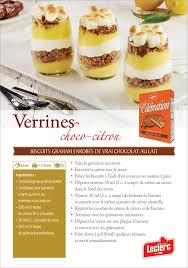 Verrines Choco Citron Graham Cookies Sweet Treats Choco