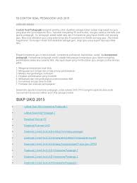 Contoh soal pedagogik merupakan beberapa soal untuk menguji kompetensi seorang guru di seluruh indonesia. 50 Contoh Soal Pedagogik Ukg 2015
