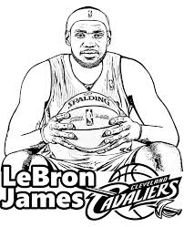 For boys and girls, kids and adults, teenagers and toddlers, preschoolers and older kids at school. Lebron James Coloring Page Picture Sheet To Print Nba