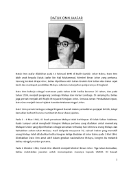 Dato onn jaafar adalah presiden umno yang pertama sejak umno ditubuhkan pada 11 mei 1946. Tokoh Tokoh Kemerdekaan