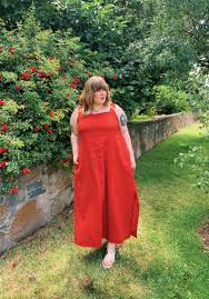 Christmas Day Dress Which I Impulsively Started At Like 4pm On Christmas Eve Peppermint Magazine X Elbe Textiles Wide Strap M Day Dresses Dresses Maxi Dress