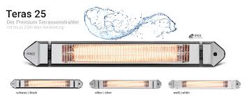 Terrassenheizung Elektrisch 2500 W Fernbedienung Vasner Teras 25