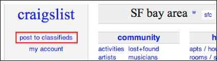 Placing an ad for your small. Https Www Craigslist Org About Help How To Post