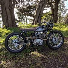 Honda Cl350 Brat Scrambler By Offset Moto Cl350 Cafe Racer Bikes Honda