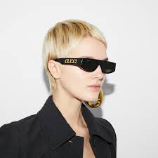 NEW GUCCI GG1771S 001 GEOMETRIC BLACK GREY WOMEN SUNGLASSES GUCCI