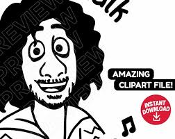 Charming Bruno SVG We Dont Talk About Bruno Png Clipart Cricut , Cut File  Silhouette Outline