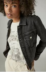 Lucky Brand 3/4 Sleeve Jean Jackets