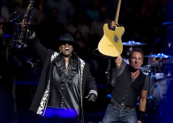 Bruce Springsteen and Clarence Clemons in concert through the years