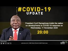 We talk to political analyst sanusha naidu about her reaction to anc president cyril ramaphosa's january 8 statement speech. President Cyril Ramaphosa Addresses The Nation 11 November 2020 Youtube