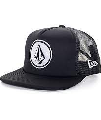 Volcom Coast Cheese Black New Era Trucker Hat Zumiez Trucker Hat New Era Trucker Volcom