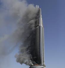 The burj al khalifa is the worlds tallest building located in dubai. Dubai Authorities Probe Cause Of Massive New Year S Eve Hotel Fire World News The Indian Express