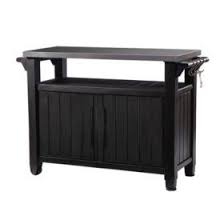 Keter Outdoor Entertainment Storage Station Grilling Table Sam S Club Patio Storage Outdoor Kitchen Bars Outdoor Kitchen