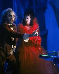 Meanwhile the metallic fabric oozes in recent months, there have been rumours of a beetlejuice sequel, 28 years after the original, which. Pin By Kayla Choate On Cinema Red Wedding Dresses Lydia Deetz Costume Red Wedding Dress