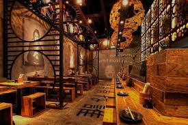 Decoration D Un Restaurant Japonais Par Mojo Design Interieur Restaurant Japonais Decoration Restaurant Plan De Restaurant