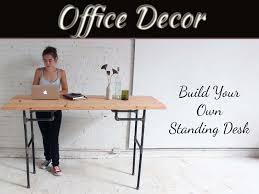 These rough measurements will come in handy later while working out the specifications for the standing desk that fits your build. Did You Know You Could Build Your Own Standing Desk My Decorative