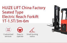 Seating Type 1.5ton Electric Reach Truck with High Lifting ...