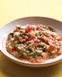 Tomato And Sausage Risotto Recipe Recipe Sausage Risotto Recipe Risotto Recipes Quick Italian Recipes