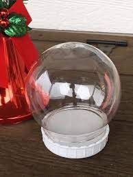 2 Diy Snow Globe Kit Craft Project Holiday Snowglobes Etsy Diy Snow Globe Snow Globe Kit Snow Globes