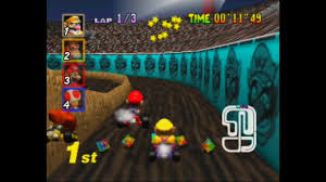 In mario kart 64 in the japanese version lots of the signs are take offs of brands, the only one apparent in the western version is the koopa air (nike air), but one interesting one is a sign that says mariobro which was changed to mario bros. Mario Kart 64 Courses Ranked Select Your Player By Andrew Karcher The Brothers Geek Medium