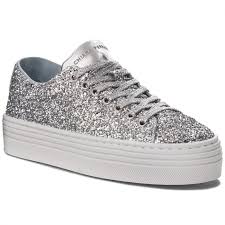 Chiara ferragni glitter high sneakers 11281255 →. Sneakers Chiara Ferragni 18ai Cf1714 Silver Sneakers Halbschuhe Damenschuhe Eschuhe De