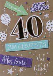 Check spelling or type a new query. M180 40 Geburtstag Gluckwunschkarten Grosshandel
