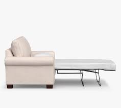 Fdw sofa sectional sofa bed futon sofa bed sofa for living room couches and sofas sleeper sofa pu leather sofa set corner modern queen 2 piece contemporary upholstered，black. Pb Comfort Roll Arm Upholstered Twin Sleeper Sofa With Memory Foam Mattress Pottery Barn