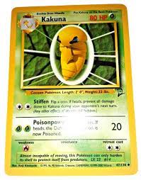 Stiffen during your opponent's next turn, any damage done to this pokémon by attacks is reduced by 40 (after applying weakness and resistance) Kakuna 47 130 Value 0 50 20 79 Mavin