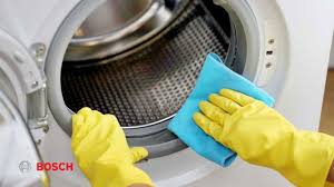تمیز کردن لاستیک ماشین لباسشویی | Bosch