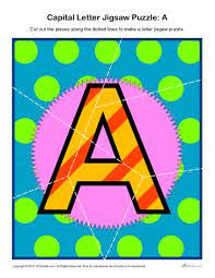 Whether the skill level is as a beginner or something more advanced, they're an ideal way to pass the time when you have nothing else to do like waiting in an airport, sitting in your car or as a means to. Capital Letter Jigsaw Puzzle A Printable Puzzle Activity