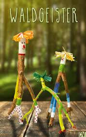 Kleine Waldgeister Aus Zweigen Basteln So Einfach Geht S Familie De Ideen Zum Selbermachen Fur Kinder Waldgeist Basteln