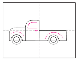 For this first step, we shall be using a pencil for now because we . How To Draw A Pickup Truck Art Projects For Kids