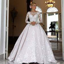 Custom Long Sleeve Wedding Gowns You Can Afford Vestidos De Noiva Princesa Noiva Perfeita Vestido De Noiva