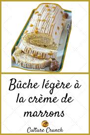 Buche Legere A La Creme De Marrons La Recette Facile Creme De Marron Recette Facile Recette
