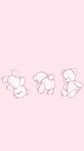 Silhouette of mountain, simple, simple background, minimalism. Please My Teddy Pink Wallpaper Anime Pink Wallpaper Iphone Pink Aesthetic
