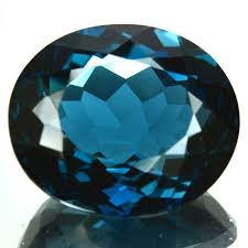 16 42 Cts Natural London Blue Topaz Oval Brazil London Blue Topaz London Blue Topaz Ring Blue Topaz