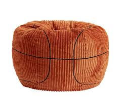 This bean bag chair comes in a whopping 26 different colors. Orange Basketball Corduroy Anywhere Beanbag Kids Bean Bag Chairs Pottery Barn Kids