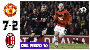 11 mar different ways of searching for this match: Manchester United Vs Ac Milan 7 2 All Goals And Highlights Ucl 2009 2010 Shareonsport Com