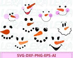 Rainbow rocket man by chris gannon. Cute Snowman Faces Svg File Drone Fest