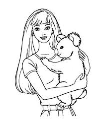 Dogs love to chew on bones, run and fetch balls, and find more time to play! Free Coloring Pages Barbie And Kuala Coloring Pages For Kids Coloring Library