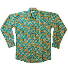 Dernières tendances de la mode homme. Chemise Homme Wetrivi Orange Bleu Avosape